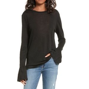 FRAME top in linen knit